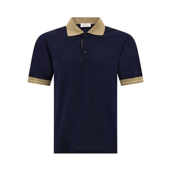 Ferragamo Blue Polo Shirts Men